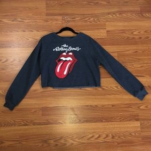 Semi cropped Rolling Stones Sweater